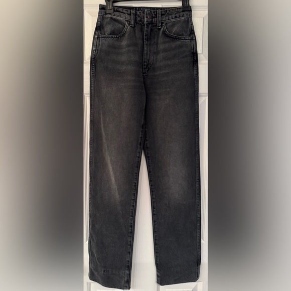 REDONE 70's Originals Cigarette Jeans in Black Sea Women's Denim Jeans Size 24 - Picture 5 of 16